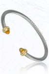 Rhinestoe Cable Bracelet