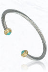 Rhinestoe Cable Bracelet