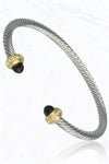 Rhinestoe Cable Bracelet