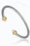 Rhinestoe Cable Bracelet