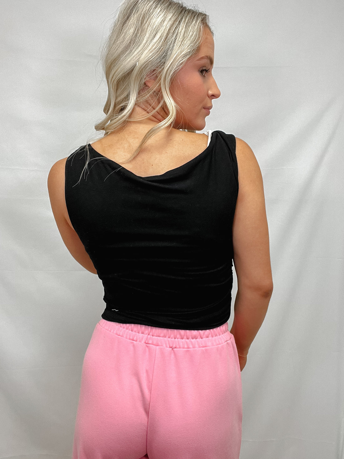 Ruched Asymmetrical Top