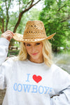 Straw Cowgirl Hat