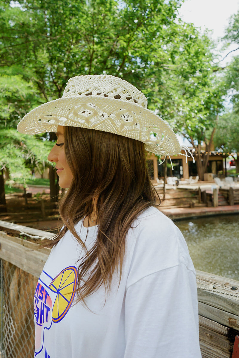 Straw Cowgirl Hat