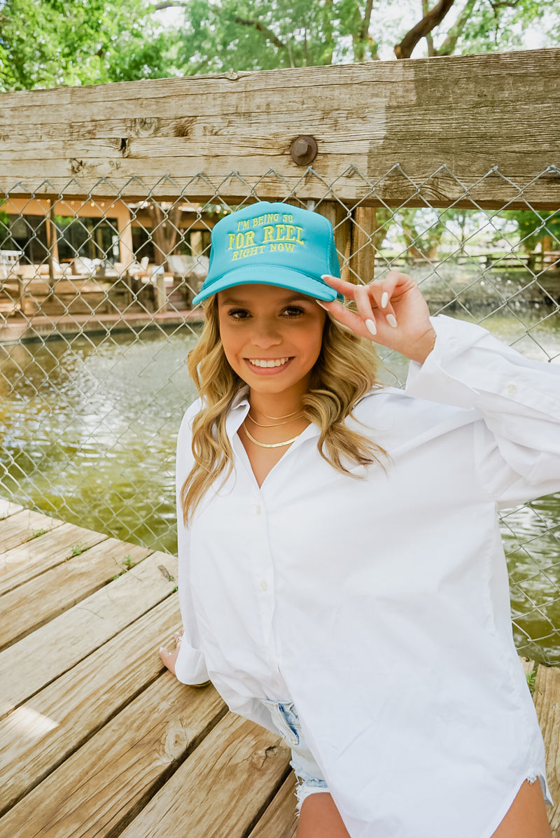 For Reel Trucker Hat