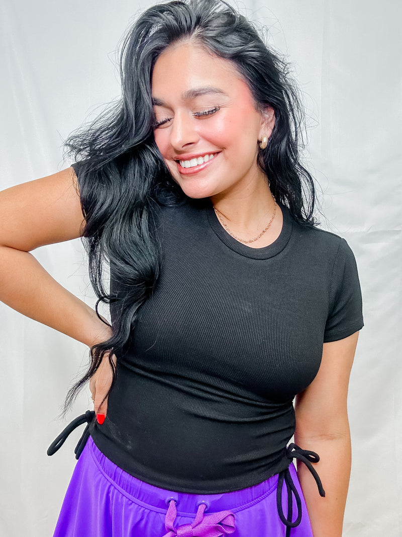Ruched Baby Tee