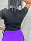 Ruched Baby Tee