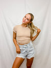Ruched Baby Tee