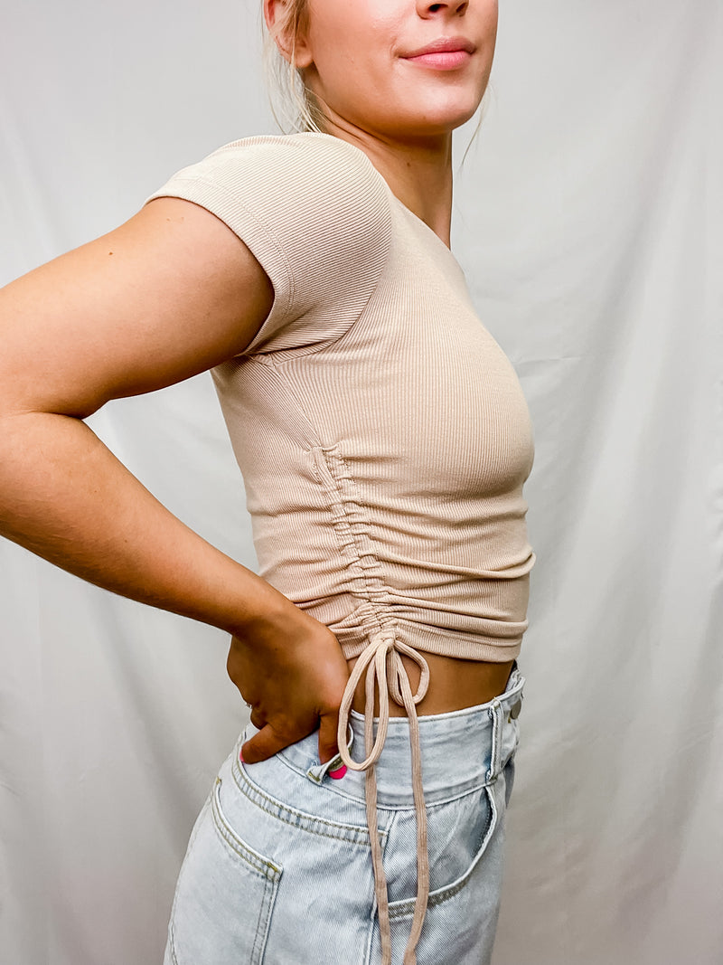 Ruched Baby Tee