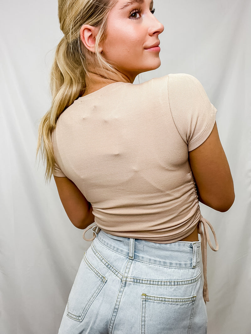 Ruched Baby Tee