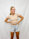 Ruched Baby Tee