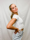 Ruched Baby Tee