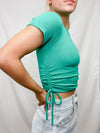 Ruched Baby Tee