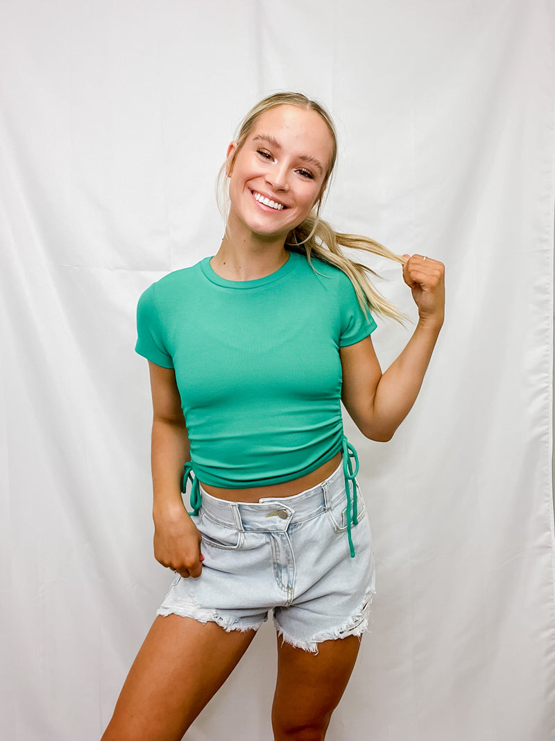 Ruched Baby Tee