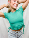 Ruched Baby Tee