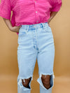 Ripped Knee Jeans