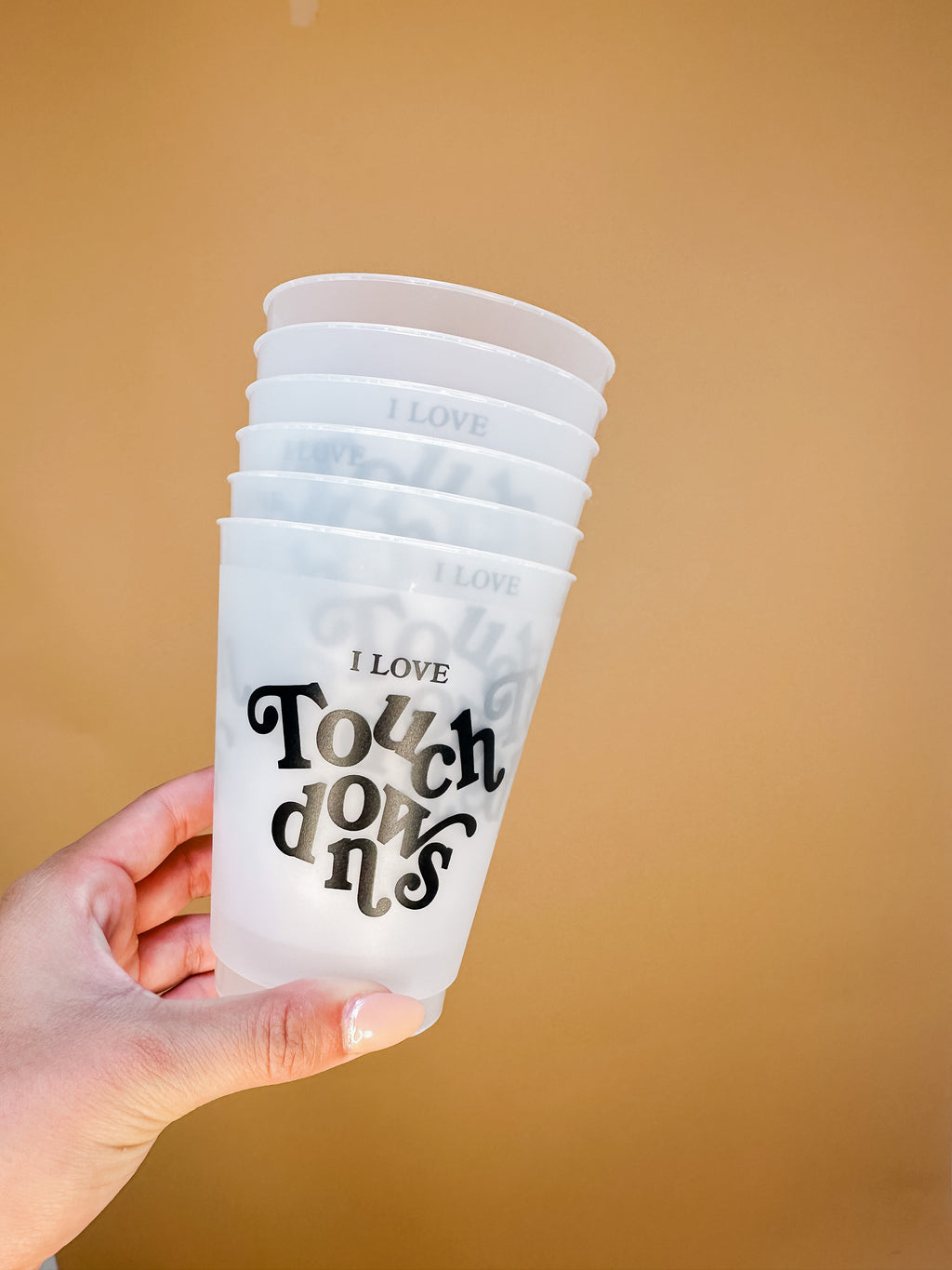 I Love Touchdowns Cups