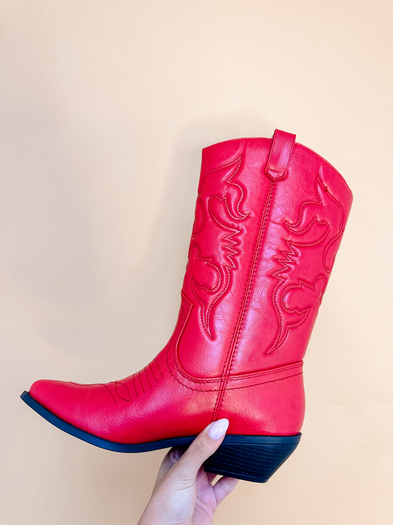 Red Out Boots