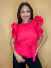 Athens Ruffle Top