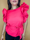 Athens Ruffle Top