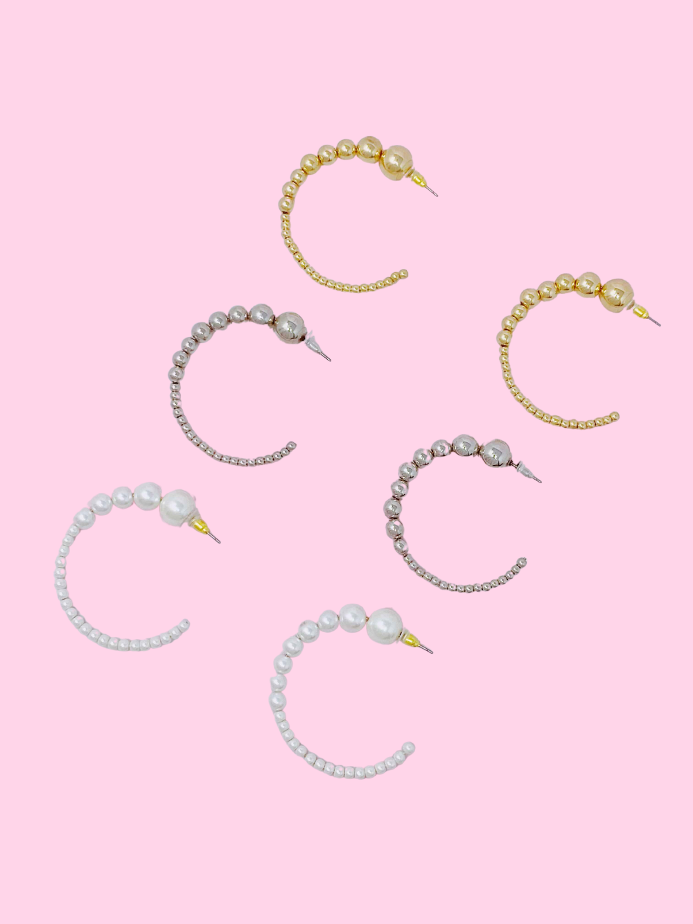 Graduation Bauble Hoop Earrings