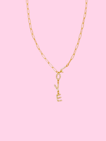 Skinny Herringbone Chain Necklace