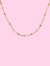 Layered Herringbone Chain Link Necklace