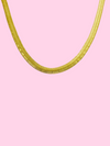Layered Herringbone Chain Link Necklace