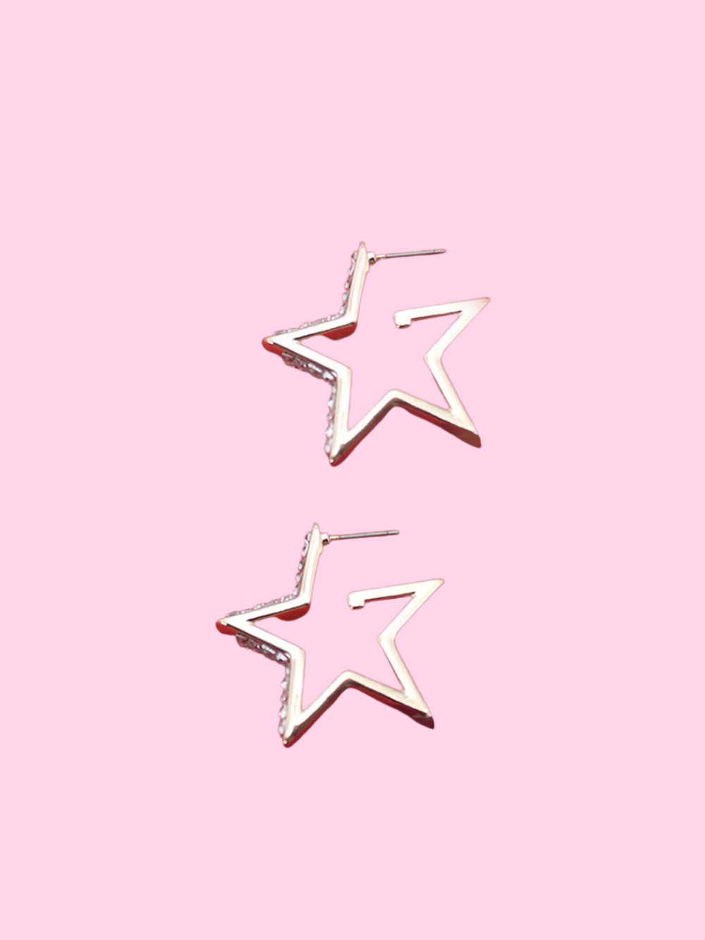 Stone Star Earrings