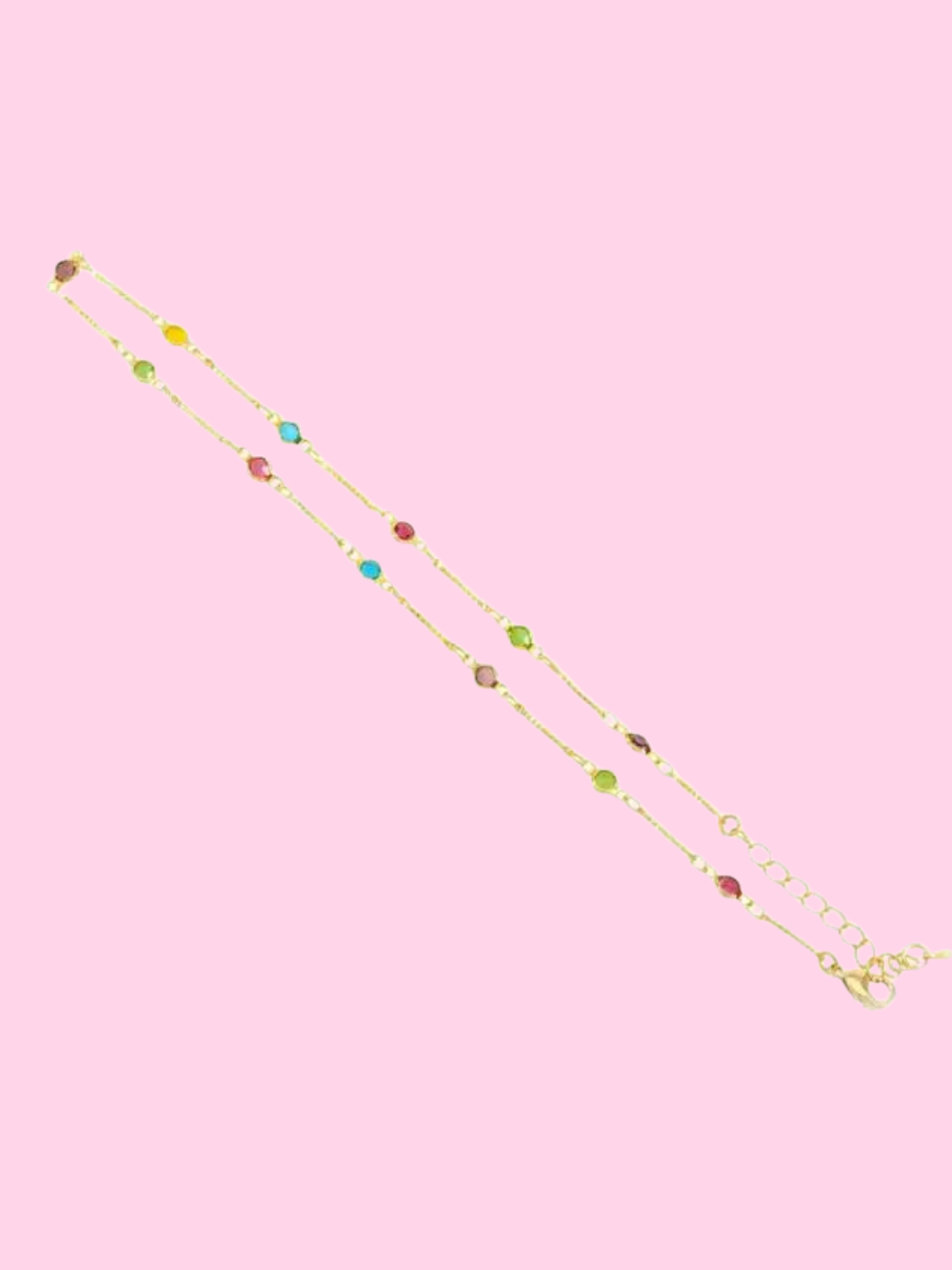 Rainbow Diamond Necklace