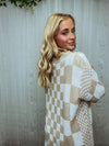 Checkerboard Cardigan