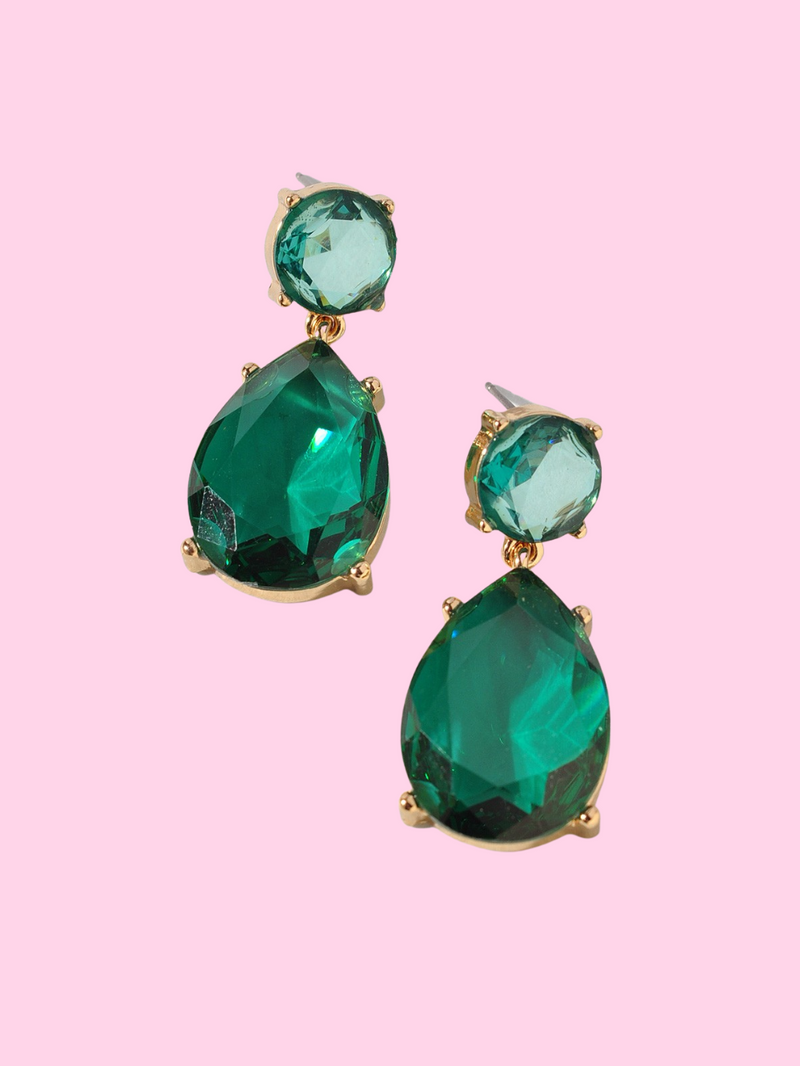 Crystal Dangle Earrings