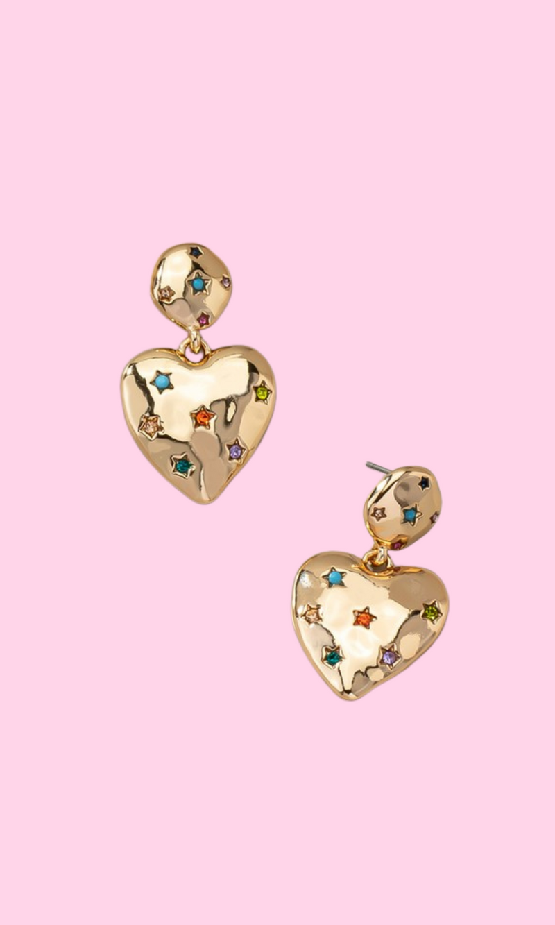 Puffy Heart Earrings